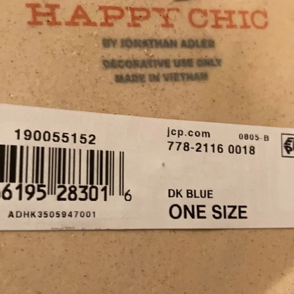 Jonathan Adler Happy Chic round blue retro decor
